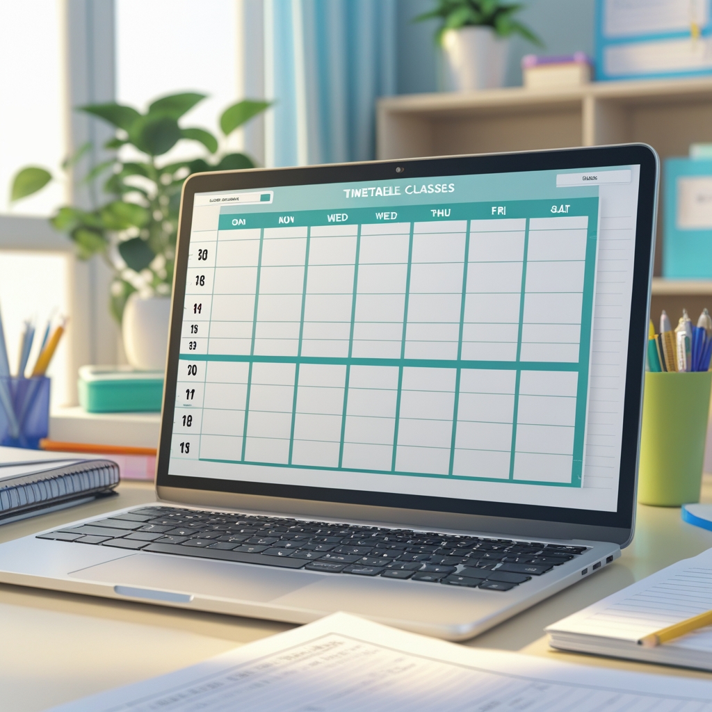 Weekly Class Schedule Template - Image 4